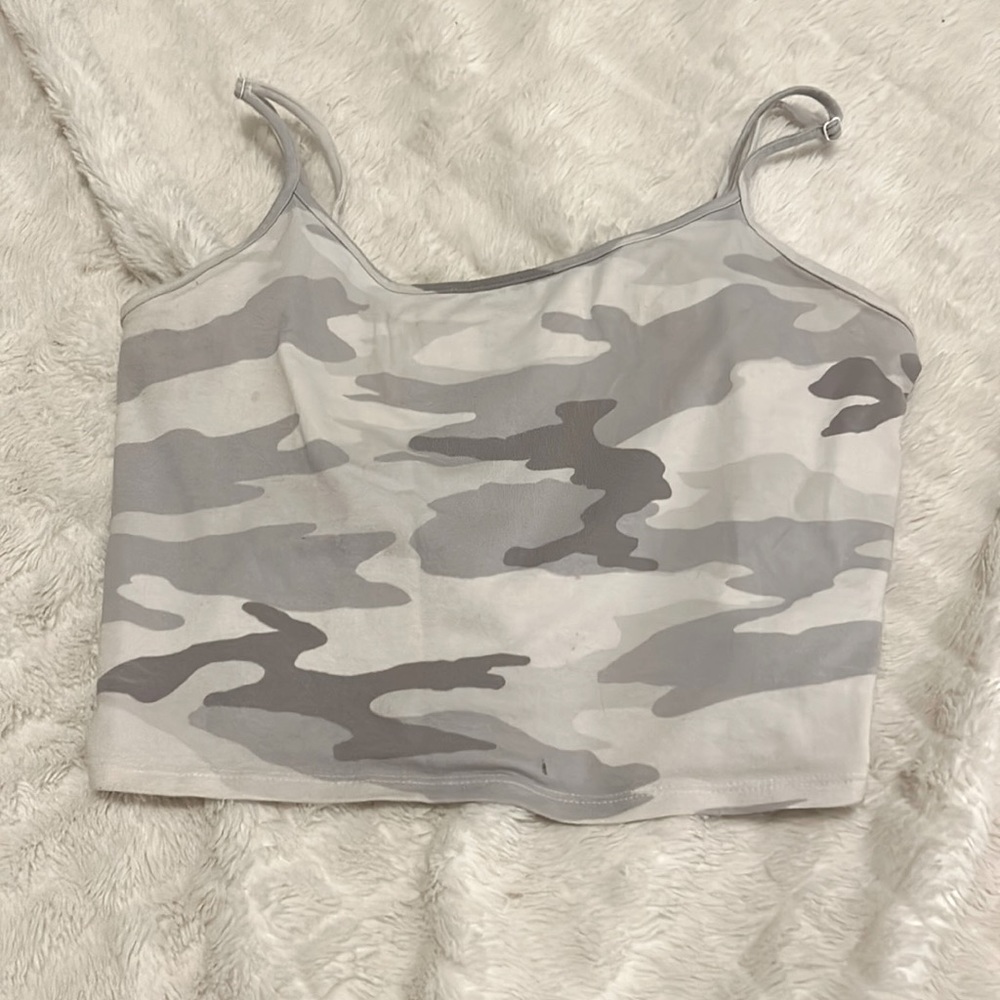 Camo Crop Top
